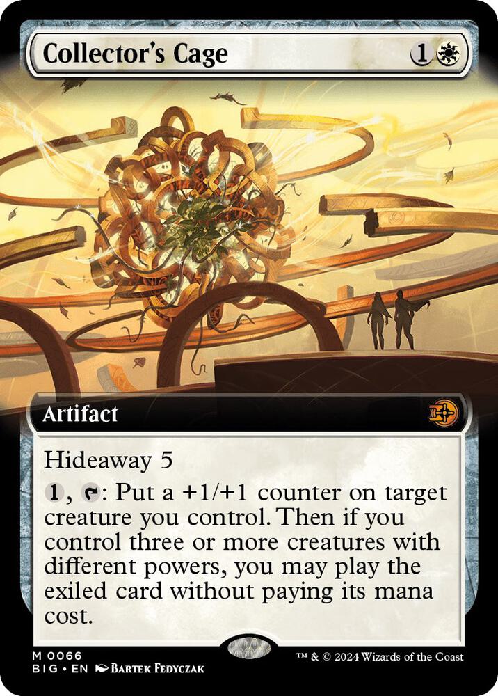 Collector's Cage 66/30 (Outlaws of Thunder Junction: The Big Score)  - Extended Art Foil | Good Games Modbury