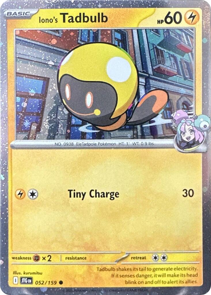 Iono's Tadbulb (052/159) (Cosmos Holo) [Scarlet & Violet: Journey Together] | Good Games Modbury