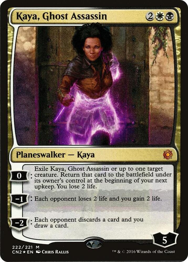 Kaya, Ghost Assassin 222/221 (Conspiracy: Take the Crown)  - Foil | Good Games Modbury