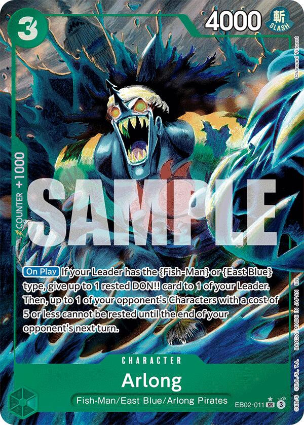 Arlong (Alternate Art) [Extra Booster: Memorial Collection] | Good Games Modbury