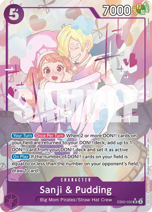 Sanji & Pudding (Alternate Art) [Extra Booster: Memorial Collection] | Good Games Modbury