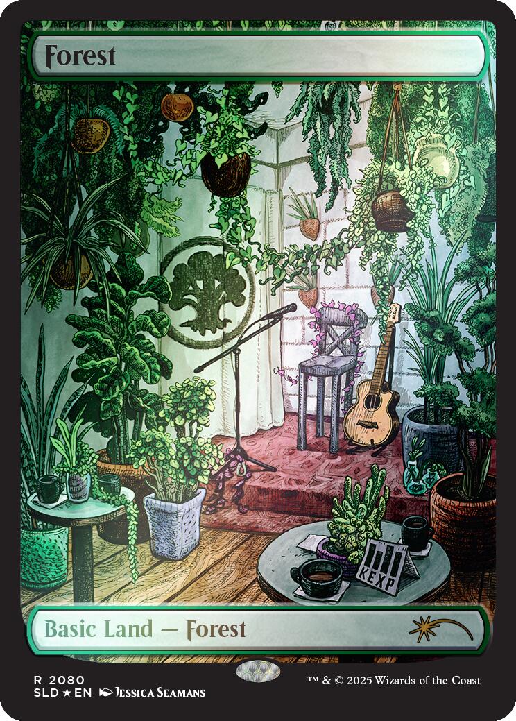 Forest (2080) (Rainbow Foil) [Secret Lair Drop Series] | Good Games Modbury