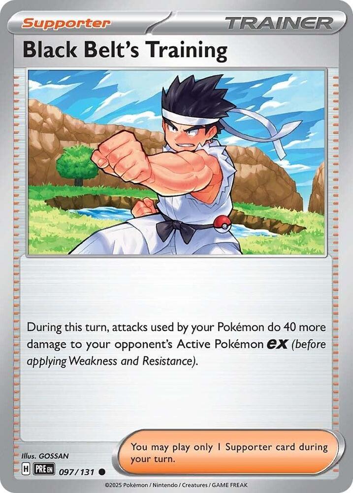 Black Belt's Training (097/131) [Scarlet & Violet: Prismatic Evolutions] | Good Games Modbury