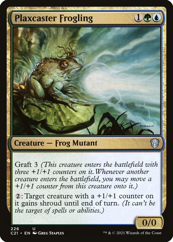 Plaxcaster Frogling 226/81 (Commander 2021)  | Good Games Modbury