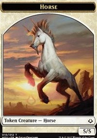 Horse // Warrior Double-Sided Token [Hour of Devastation Tokens] | Good Games Modbury