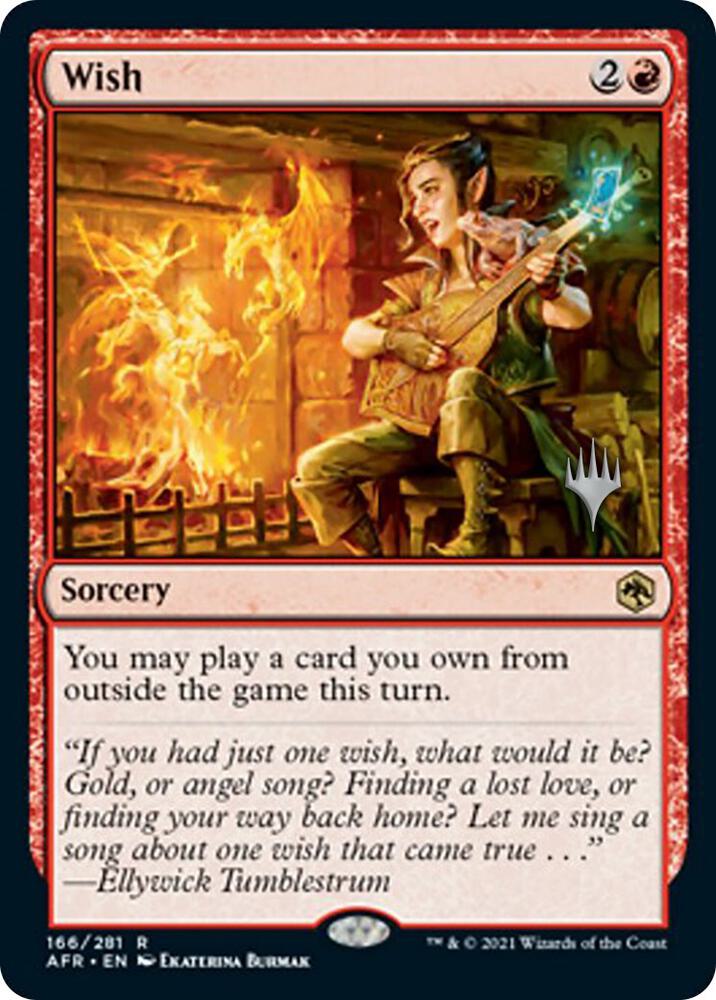 Wish 166 (Promo Pack: Adventures in the Forgotten Realms)  - Foil | Good Games Modbury