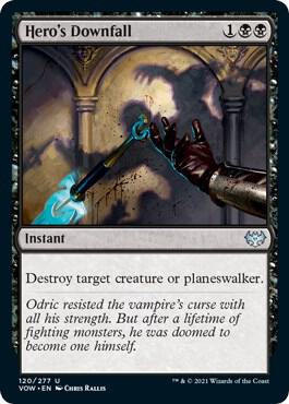 Heros Downfall 120 (Innistrad: Crimson Vow)  - Foil | Good Games Modbury