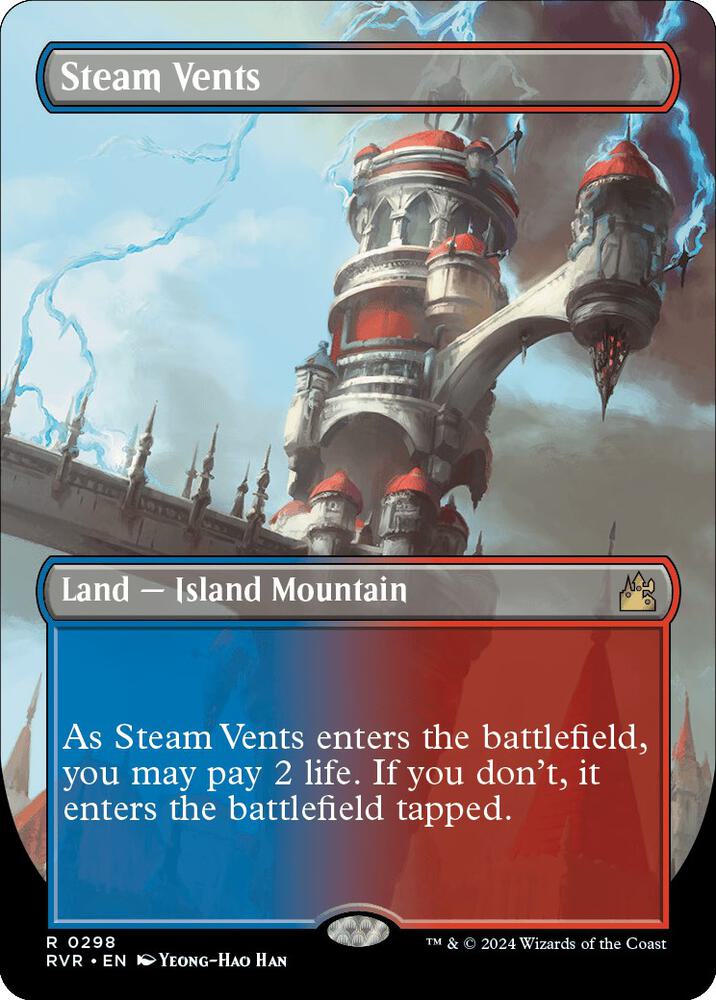 Steam Vents 298/291 (Ravnica Remastered)  - Borderless | Good Games Modbury