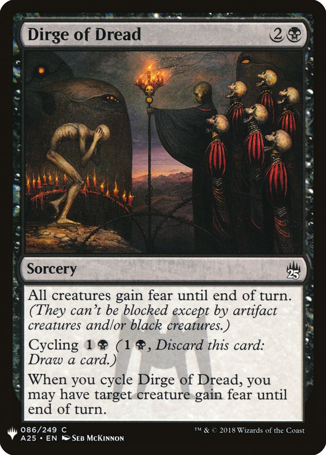 Dirge of Dread [Mystery Booster] | Good Games Modbury