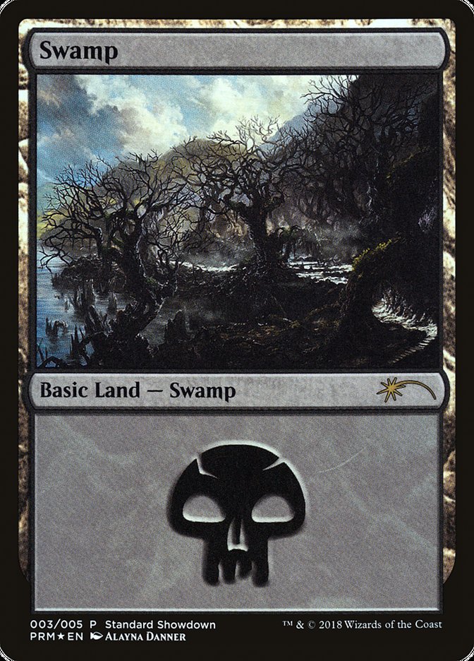 Swamp (3) [Magic 2019 Standard Showdown] | Good Games Modbury