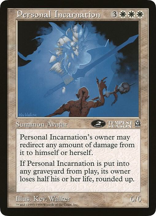 Personal Incarnation 2nd Place Arena League  (Oversize Cards)  | Good Games Modbury