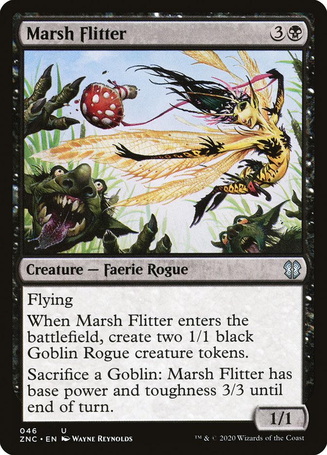 Marsh Flitter 46/142 (Commander: Zendikar Rising)  | Good Games Modbury