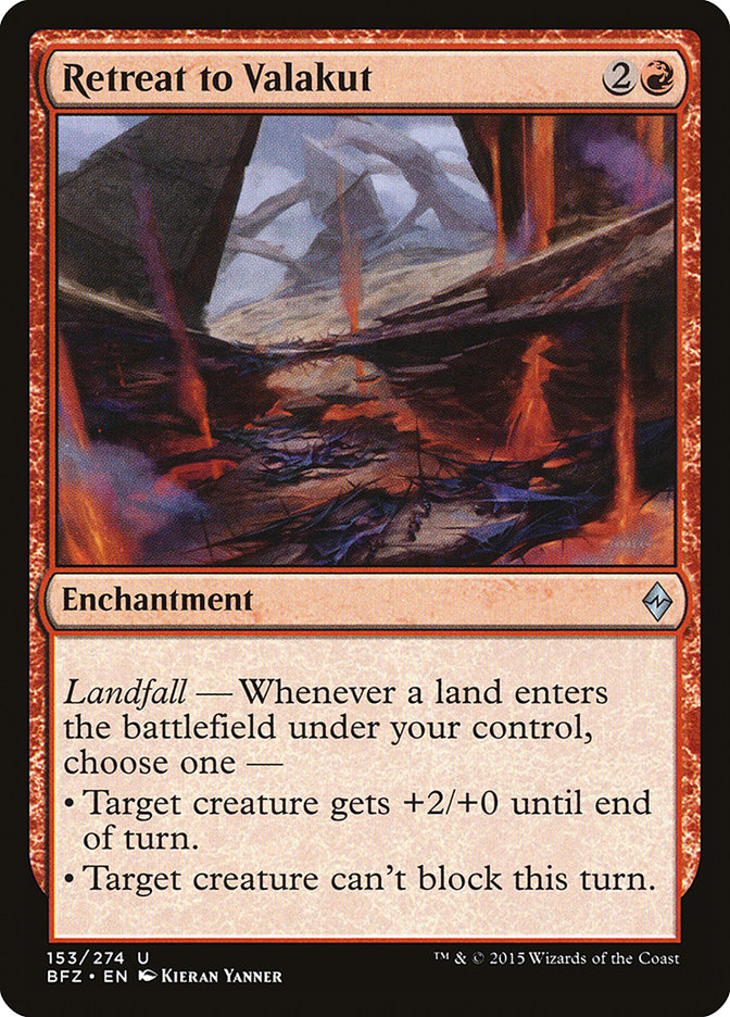 Retreat to Valakut 153/274 (Battle for Zendikar)  | Good Games Modbury