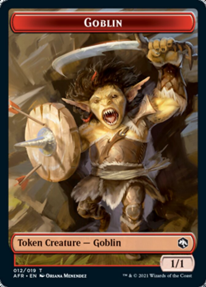 Dungeon of the Mad Mage // Goblin Double-Sided Token [Dungeons & Dragons: Adventures in the Forgotten Realms Tokens] | Good Games Modbury