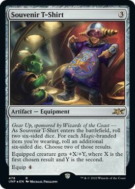 Souvenir T Shirt Galaxy Foil 478/244 (Unfinity)  - Foil | Good Games Modbury