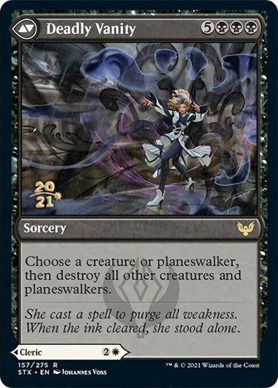 Selfless Glyphweaver // Deadly Vanity [Strixhaven: School of Mages Prerelease Promos] | Good Games Modbury
