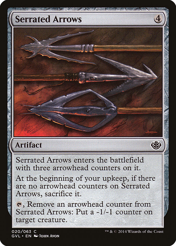Serrated Arrows 20/63 (Duel Decks: Anthology)  | Good Games Modbury