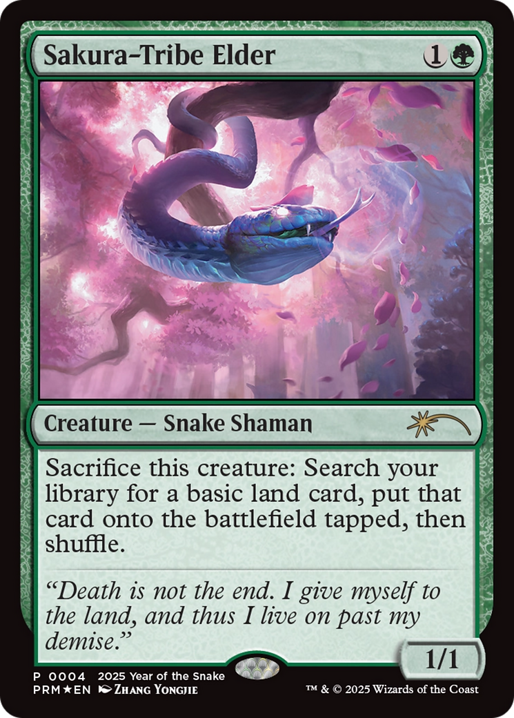 Sakura-Tribe Elder (Year of the Snake 2025) [Standard Showdown Promos] | Good Games Modbury