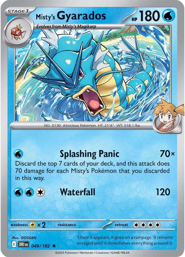 Misty's Gyarados (049/182) [Scarlet & Violet: Destined Rivals] | Good Games Modbury