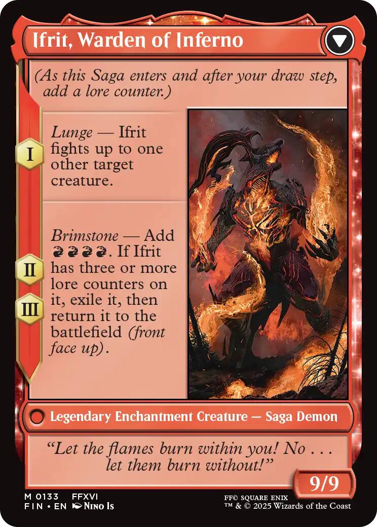 Clive, Ifrit's Dominant // Ifrit, Warden of Inferno [FINAL FANTASY] | Good Games Modbury