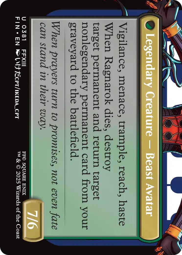 Fang, Fearless l'Cie (Borderless) [FINAL FANTASY] | Good Games Modbury