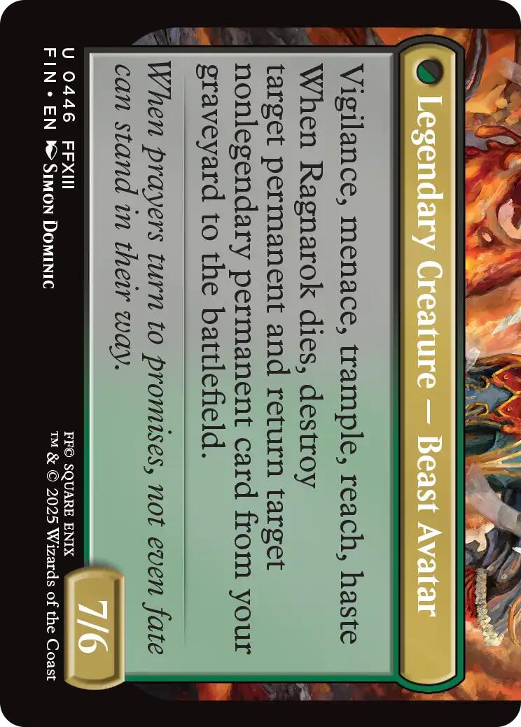 Fang, Fearless l'Cie (Extended Art) [FINAL FANTASY] | Good Games Modbury