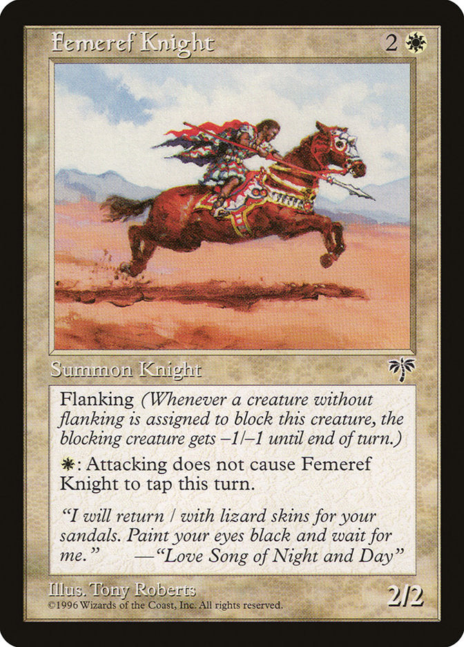 Femeref Knight 18/350 (Mirage)  | Good Games Modbury