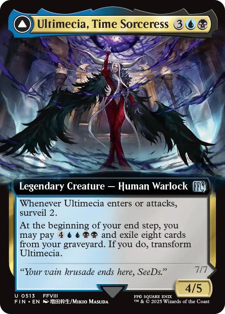 Ultimecia, Time Sorceress // Ultimecia, Omnipotent (Extended Art) [FINAL FANTASY] | Good Games Modbury