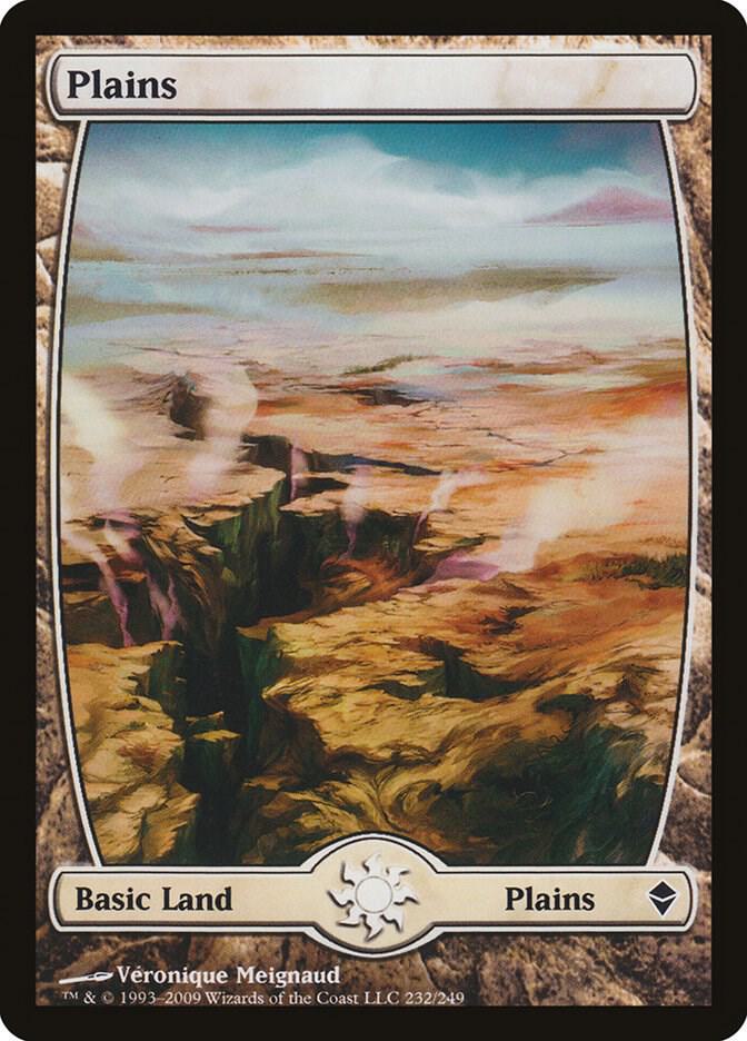 Plains 232/249 (Zendikar)  - Full Art | Good Games Modbury