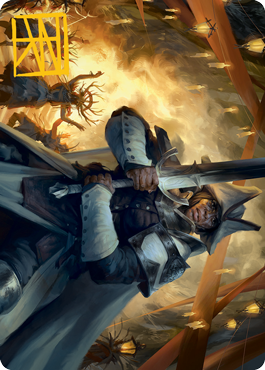 Ritual Guardian Art Card (Gold-Stamped Signature) [Innistrad: Midnight Hunt Art Series] | Good Games Modbury