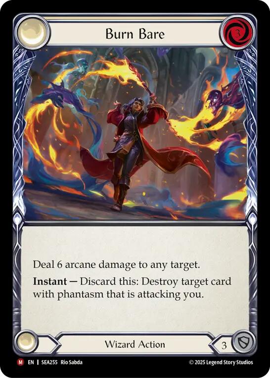 Burn Bare [SEA255] (High Seas)  Rainbow Foil | Good Games Modbury