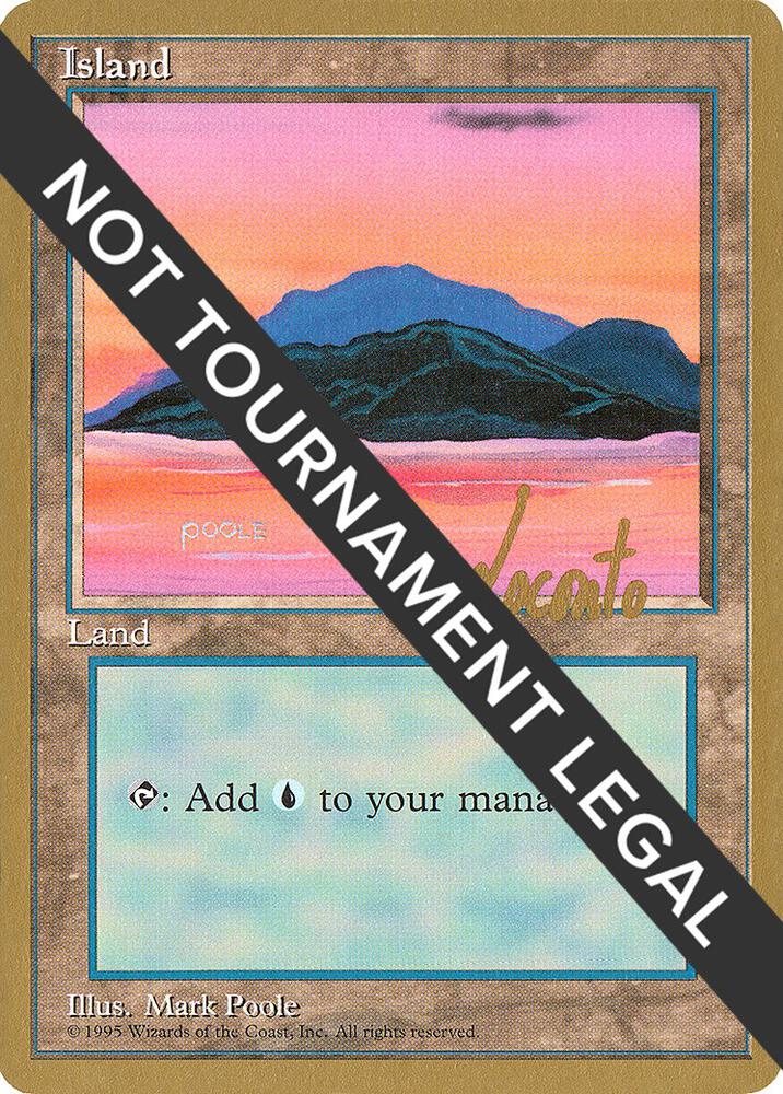 Island C 1996 Michael Loconto 4ED ml369/308 (World Championship Decks)  | Good Games Modbury