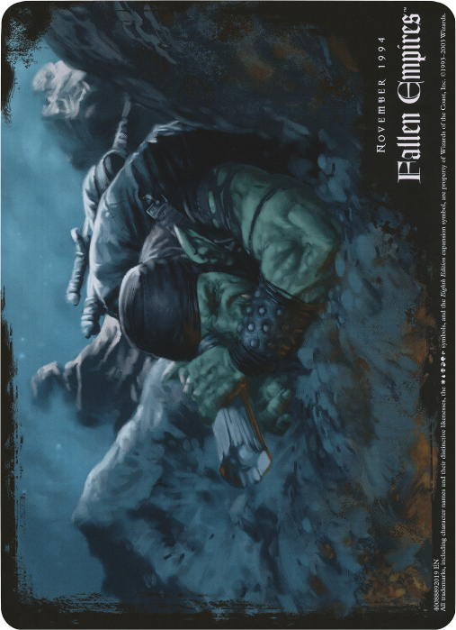 Orcish Spy (Oversized) [Eighth Edition Box Topper] | Good Games Modbury