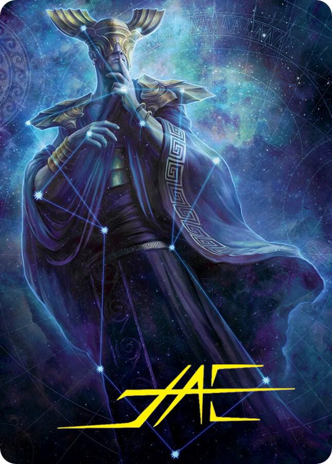 Atris Oracle of Half Truths Art Card Gold Stamped Signature 78 (Art Series: March of the Machine)  | Good Games Modbury