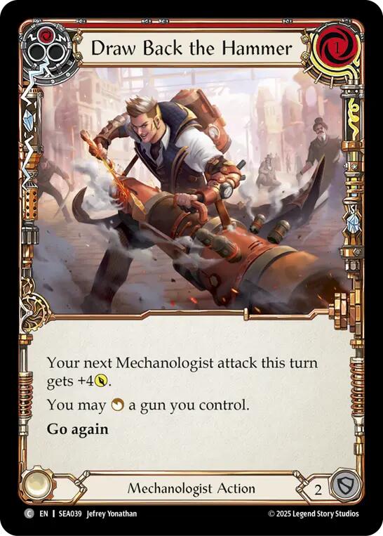 Draw Back the Hammer [SEA039] (High Seas)  Rainbow Foil | Good Games Modbury