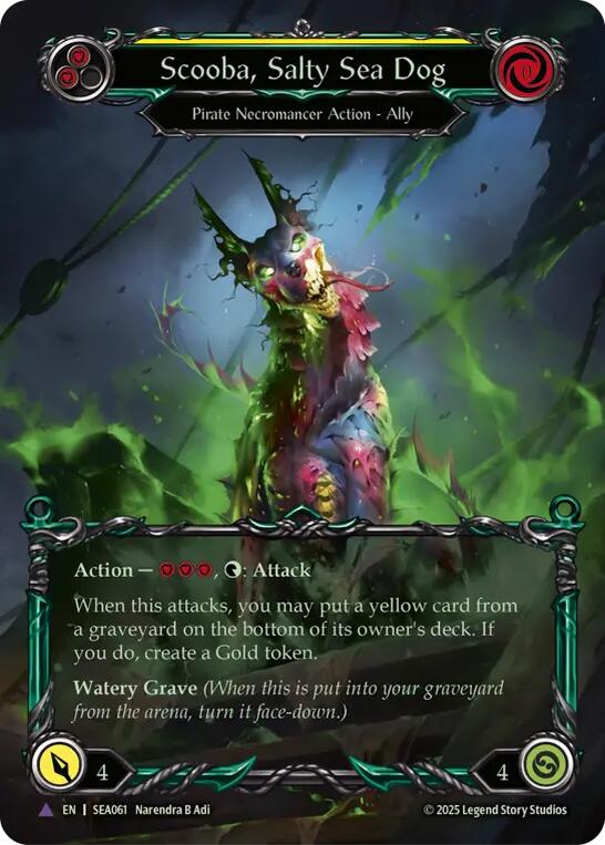 Scooba, Salty Sea Dog (Marvel) [SEA061] (High Seas)  Cold Foil | Good Games Modbury