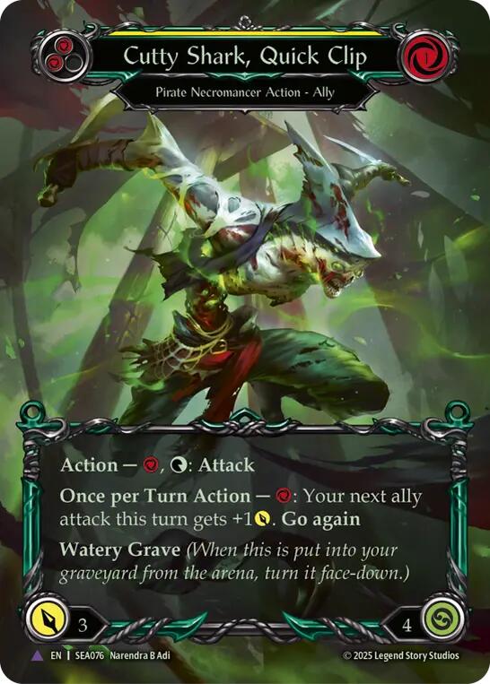 Cutty Shark, Quick Clip (Marvel) [SEA076] (High Seas)  Cold Foil | Good Games Modbury