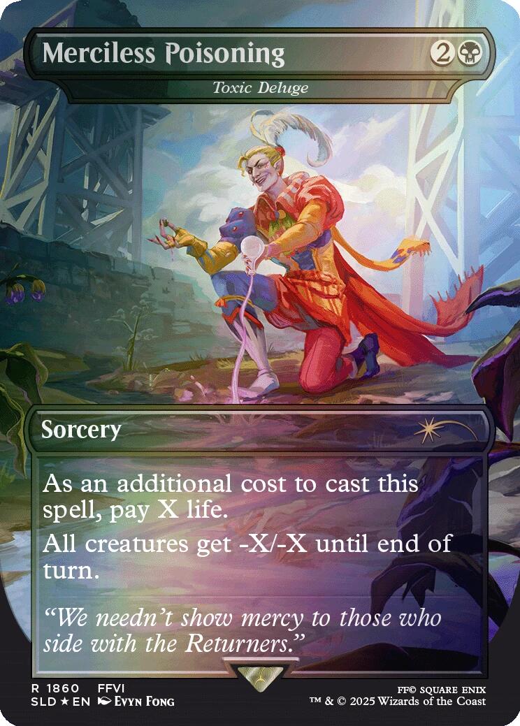 Merciless Poisoning - Toxic Deluge (Rainbow Foil) [Secret Lair Drop Series] | Good Games Modbury