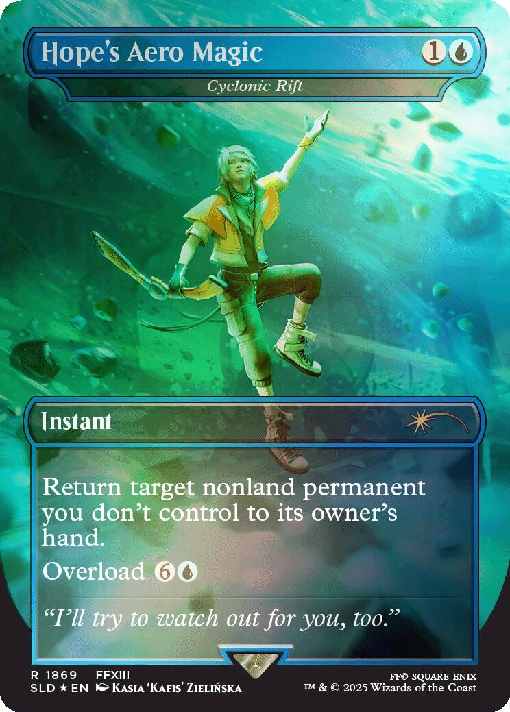 Hope's Aero Magic - Cyclonic Rift (Rainbow Foil) [Secret Lair Drop Series] | Good Games Modbury