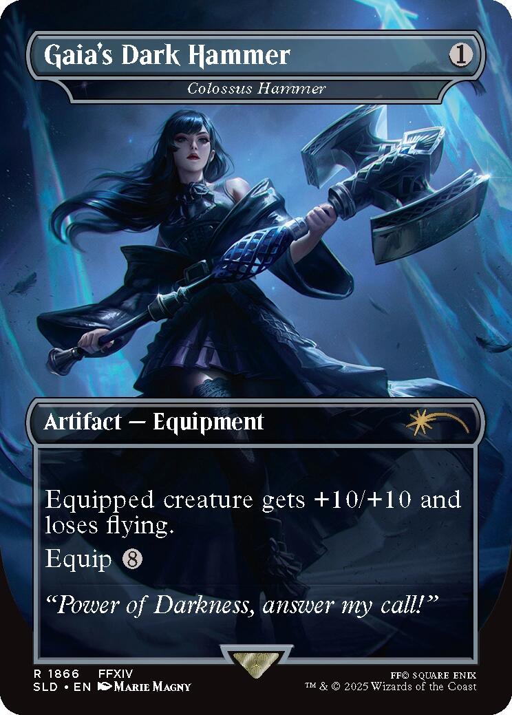 Gaia's Dark Hammer - Colossus Hammer [Secret Lair Drop Series] | Good Games Modbury