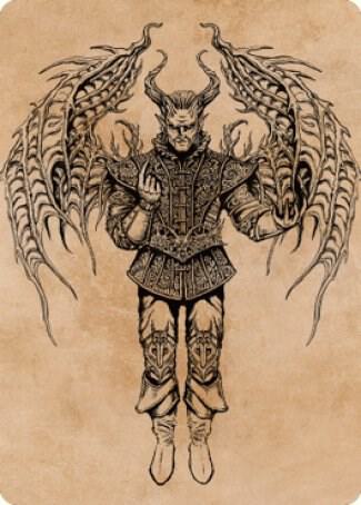 Raphael Fiendish Savior Art Card 75 81 75 (Art Series: Commander Legends: Battle for Baldur's Gate)  | Good Games Modbury