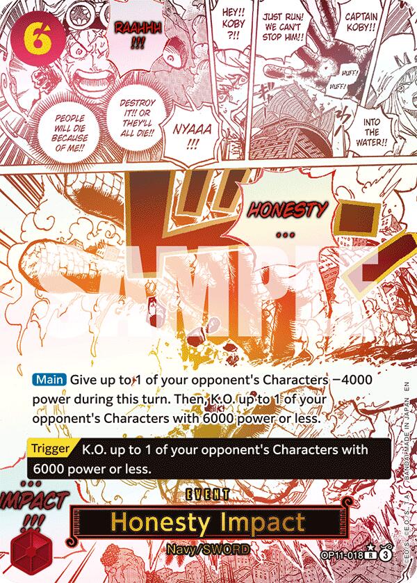 Honesty Impact (Alternate Art) [A Fist of Divine Speed] | Good Games Modbury