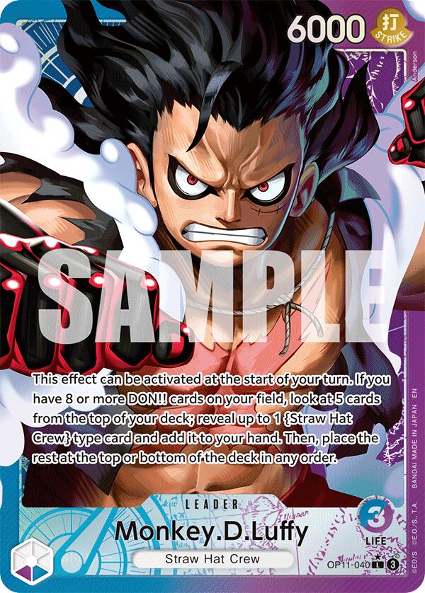 Monkey.D.Luffy (040) (Alternate Art) [A Fist of Divine Speed] | Good Games Modbury