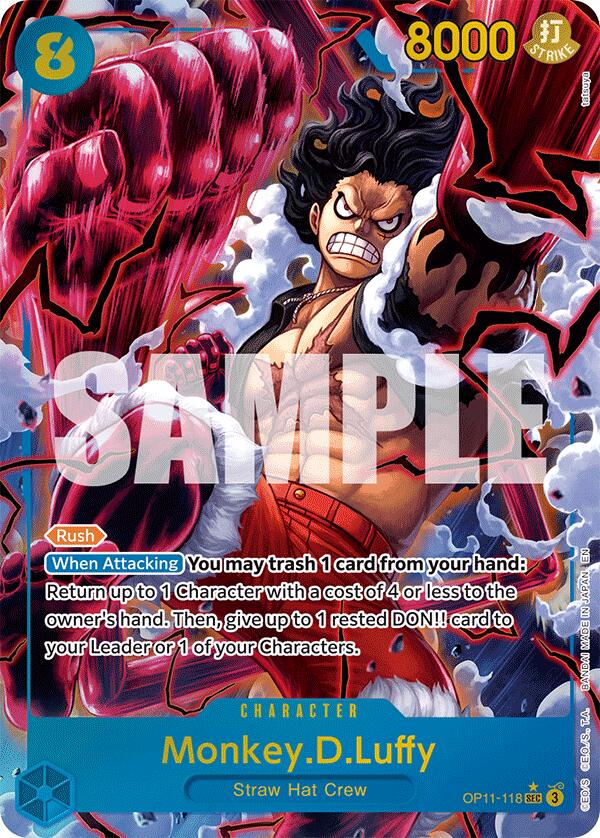 Monkey.D.Luffy (118) (Alternate Art) [A Fist of Divine Speed] | Good Games Modbury