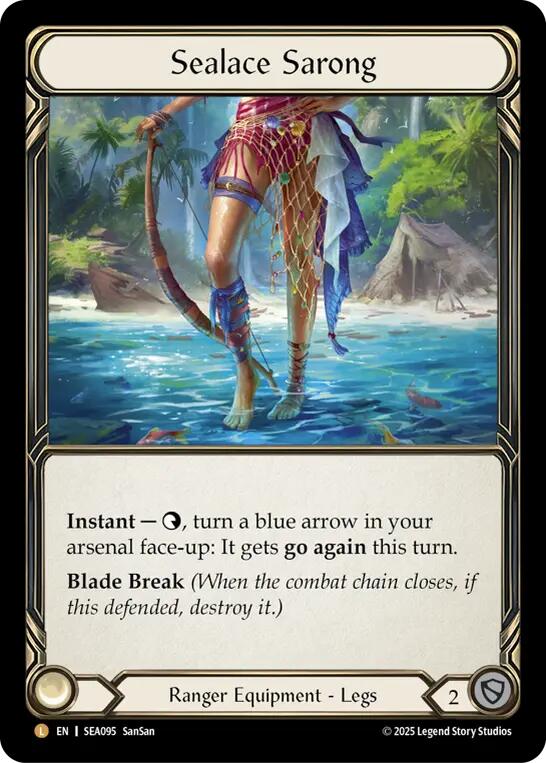 Sealace Sarong [SEA095] (High Seas)  Rainbow Foil | Good Games Modbury