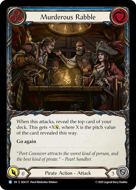 Murderous Rabble [SEA137] (High Seas)  Rainbow Foil | Good Games Modbury