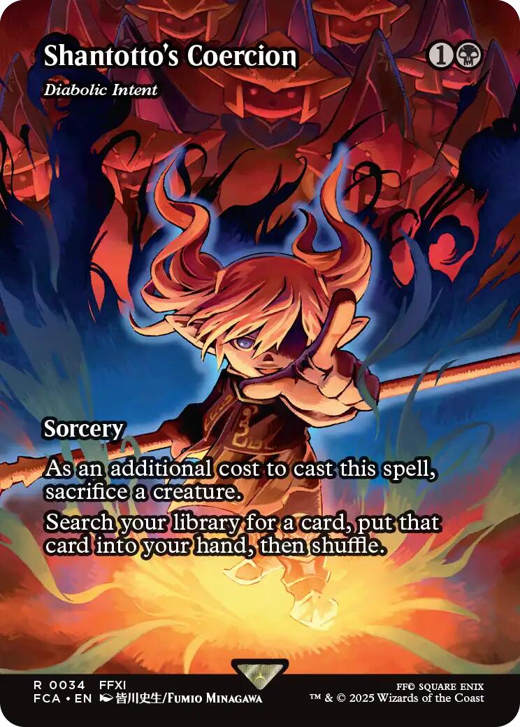 Shantotto's Coercion - Diabolic Intent (Showcase) [FINAL FANTASY : Through the Ages] | Good Games Modbury