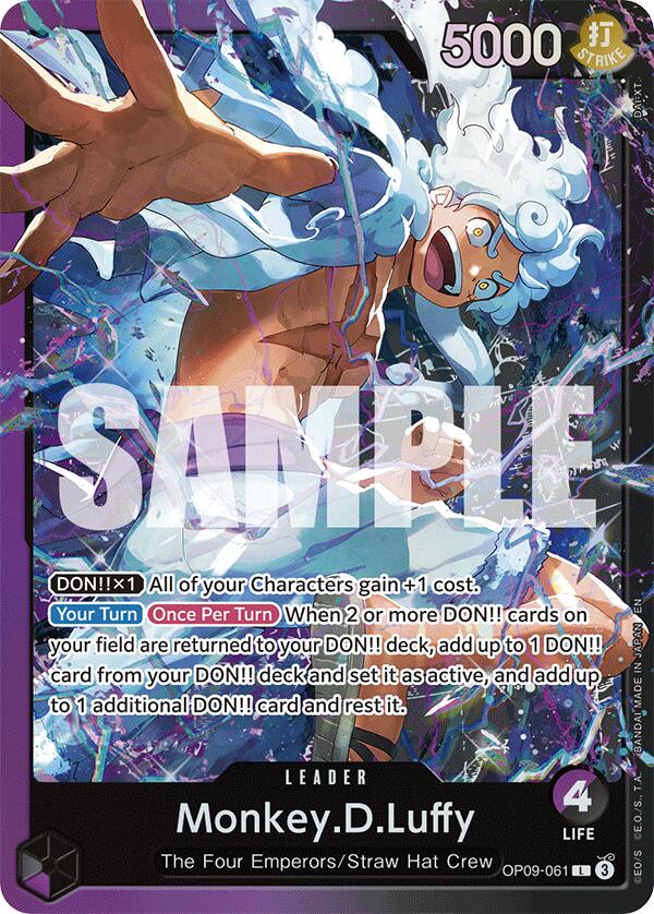 Monkey.D.Luffy (OP09-061) [Starter Deck: Purple/Black Monkey.D.Luffy] | Good Games Modbury