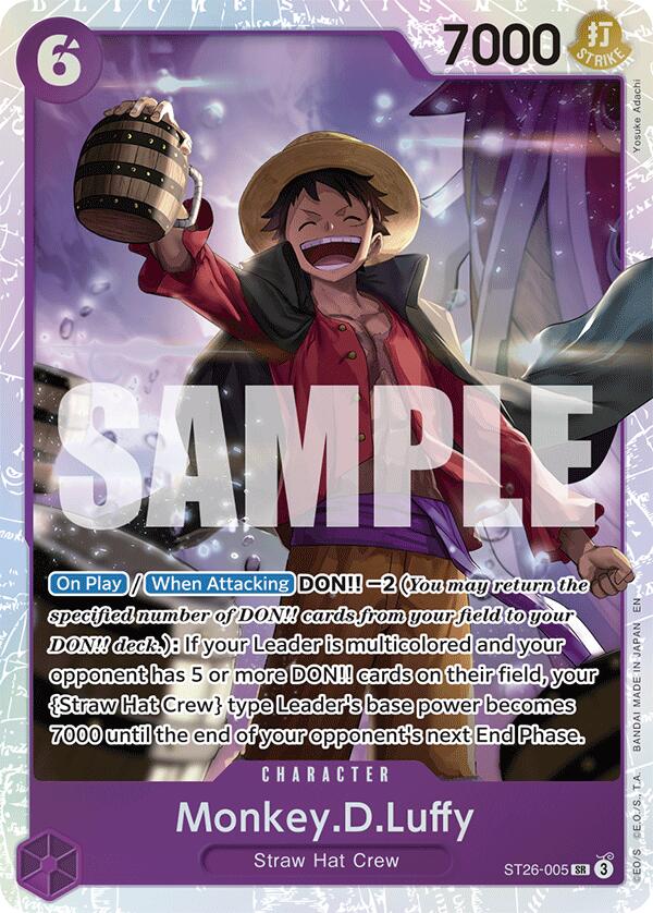 Monkey.D.Luffy (ST26-005) [Starter Deck: Purple/Black Monkey.D.Luffy] | Good Games Modbury