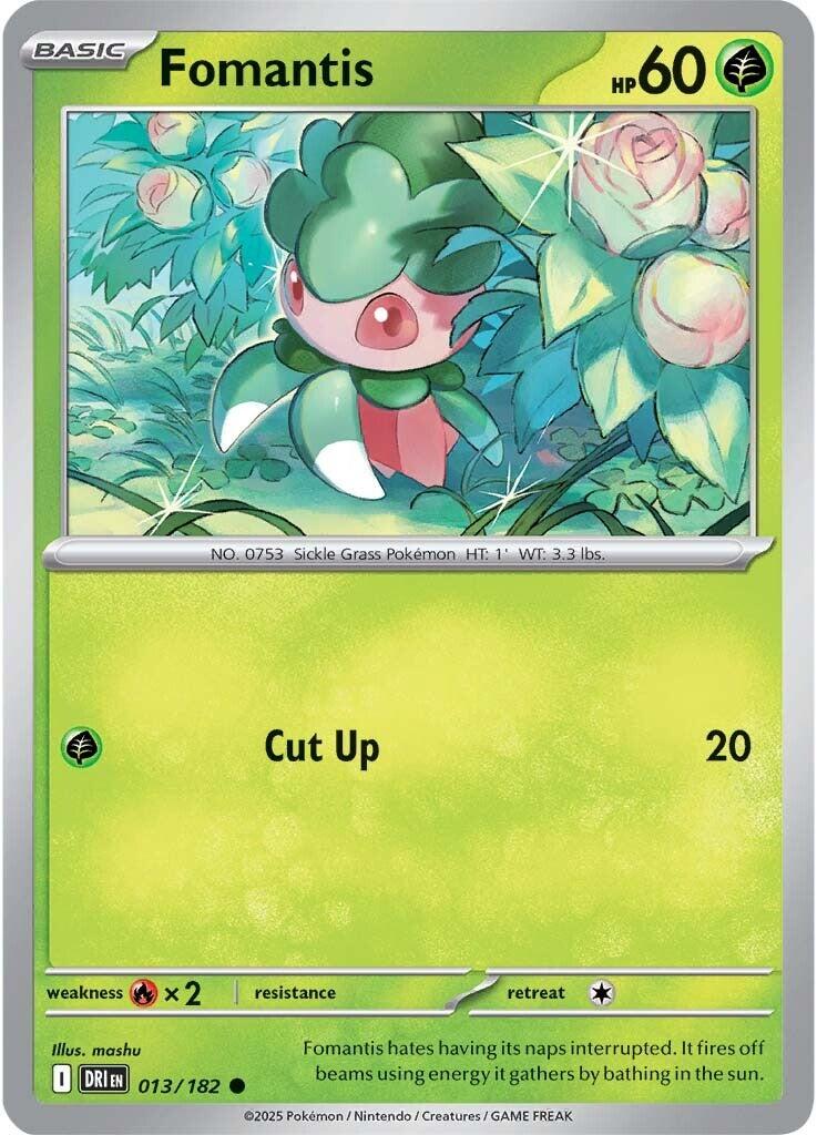 Fomantis (013/182) [Scarlet & Violet: Destined Rivals] | Good Games Modbury